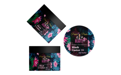 Black castor oil  hair butter